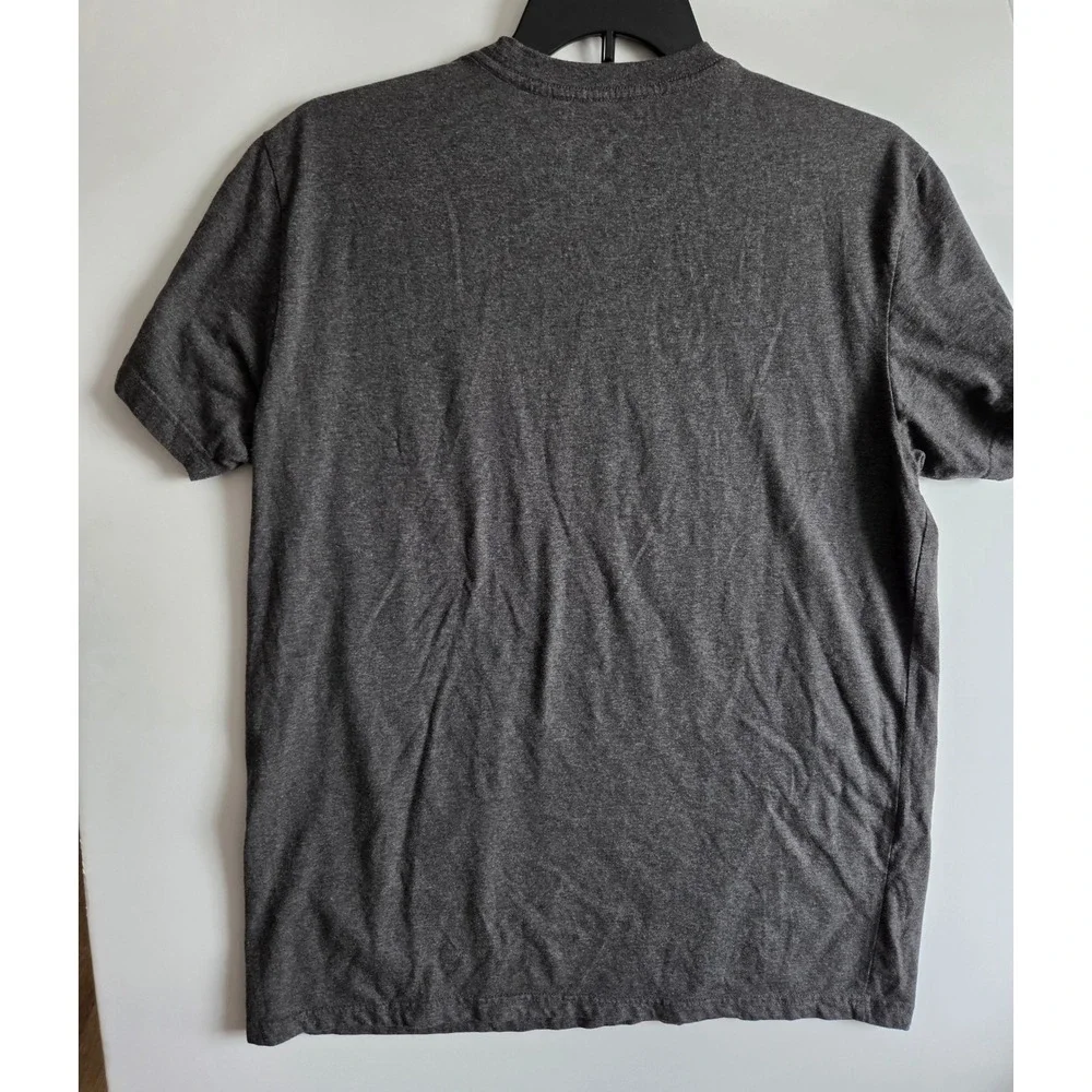Adidas Golf Mens XL T-Shirt Charcoal Gray Heather Short Sleeve Crew Neck Tee